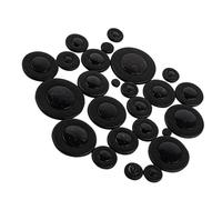 Pad Saxofoni Alto Cuscinetti Sassofoni Resonatore Di Plastica Deluxe Sax Pads ATTO SAX SAXPHEPHPHEPS CAM ACCESSORI Principianti accessori per sassofono(Black)