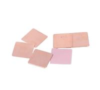 Pad termico con spessore in rame, Kit dissipatore di calore in silicone e rame da 60 pezzi 20x20x(0,3-1,2) mm for raffreddamento GPU VGA RAM