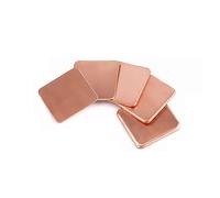 Pad termico dissipatore di rame Shim, Cuscinetto termico for dissipatore di calore in rame da 5 pezzi for raffreddamento chip CPU GPU for laptop dimensioni multiple(20x20x0.5mm)