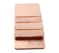 Pad termico dissipatore di rame Shim, Fogli for dissipatore di calore in rame for cuscinetto termico CPU portatile, dimensioni multiple, confezione da 5(15x15x1.0mm)