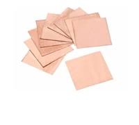 Pad termico dissipatore di rame Shim, Spessore del cuscinetto termico in rame for il dissipatore di calore della CPU laptop, dimensioni multiple, 10 pezzi(1.2x15x15mm)