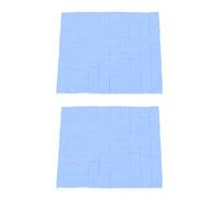 Pad Termico, Pad Termico CPU, 2 Pezzi Pad Dissipatore Di Calore In Silicone Termico Per Raffreddamento CPU Conduttivo Dispositivo Di Raffreddamento 100 x 100 x 1 mm