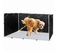 Pad Vasini Per Cani Da Vasino Interno, Supporto Per Cuscinetto Per Cani | Recinto Per Lettiera Di Grandi Dimensioni | Recinzione Del Gabinetto Da Cucciolo, Recinzione Per Pad Di Urina Portatile Facile