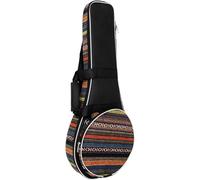 Padded Mandolin Gig Bag for A & F Style - Soft Case With Accessory Storage Pocket, Handle and Adjustable Shoulder Strap - Country Style Instrument Handbag Backpack Durable design