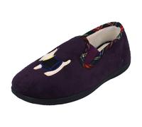 Padders Dandie Scarpe Da Casa Basse Per Donne Dual Fit 2E 3E Blu Navy