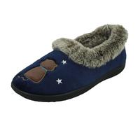 Padders Donna Pantofole Con Gatti Design Una Bordo IN Pelliccia Sintetica - Anna