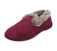 Padders Misha Ciabatte Donna Testurizzate Bordo Slip On In Tessuto Navy/Bordeaux