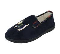 Padders Pantofole Donna Con Dettaglio Cane Dandie Largo 2E/3E Slip On