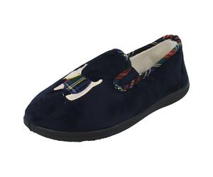 Padders Pantofole Donna Con Dettaglio Cane Dandie Largo 2E/3E Slip On