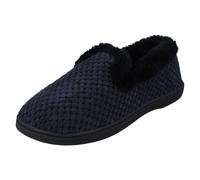 Padders Pantofole Testurizzate Slip On Misha Donna Navy Popcorn/Bordo 2E