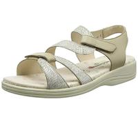 Padders Plus Sunseek - Sandali a Punta Aperta Donna, Beige (Grey Combi 97), 41 EU