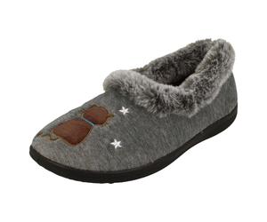 Padders Slitte Donna Con Gatti Motivi E Bordo In Pelliccia Sintetica Anna