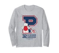 Paddington Bear 32 Windsor Gardens College Sports P Maglia a Manica