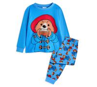 Paddington Bear Blu Character Pigiama a maniche lunghe a gamba lunga Unisex Neon
