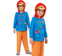 Paddington Bear Costume Bambini Bambine Libro Giorno Completo Età 2-6