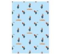 Paddington Coperta in pile - 100 x 150 cm morbido poliestere con orsetto - accogliente e caldo, ventilatore, lavabile in lavatrice