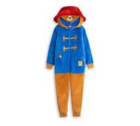 Paddington Tutina Unisex in Pile Blu per Bambini Bear | Costume e Abbigliamento da casa con Cappuccio, Maniche Lunghe e Cerniera | Travestimento da Personaggio del Film | Merchandising Bear
