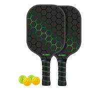 Paddle Ball Pickle Game Kit - Racchette da superficie composite Response Bilance, Long Tail Net Sport Collection | Set Pickle, per la partecipazione al club, per giochi sportivi