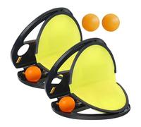 Paddle Ball Set - Outdoor Catch Game | Throw And Catch Toy, Toddler Fine Motor Builder, Educational Two Player Game, Hand-Eye Coordination Aid with Grip, Backyard Toy for Kids And Family Playtime