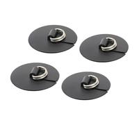 Paddle Board D Rings, Stainless Steel Hardware Set, Hook with Secure Grip Feature, Marine Accessory with Durable Construction, Surfboard Deck Attachment Multifunctional Use, Fishing Travel Camping