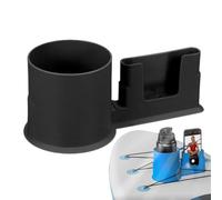 Paddle Board Drink Holder - 19.6cm Kayak Water BottleHolder | Paddleboard Cup Holder 2-in-1 Phone Mount ABS 84g | 8cm Cup Slot Fishing Surfboard | Boats Kayaks Outdoor