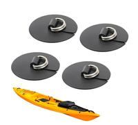 Paddle Board - Kit di Riparazione per tavola da Surf e Kayak, in PVC e Acciaio Inossidabile, 7,9 cm, Fibbie di Fissaggio Rotonde per Fissaggio della dello Schienale, di Montaggio