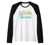 Paddle Board Paddel Paddleboarding Maglia con Maniche Raglan