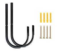 Paddle Board Rack per soffitto/parete, supporto da parete per tavola da surf resistente, rack per tavole da surf da parete per display SUP, paddleboard, longboard, shortboard (nero)