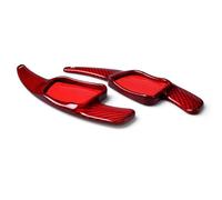 Paddle Cambio Compatibile con A3 A5 S3 S4 Q2 Q5 2017 Estensione in Fibra di Carbonio Rossa Copertura del Cambio Controller del Volante Dell'auto Estensione del Cambio Parti