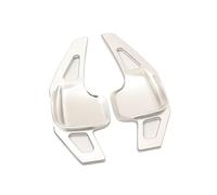 Paddle Cambio Compatibile Con BMW Per F22 Per F15 Le Leve Del Cambio E I Comandi Al Volante Delle Auto(Silver)