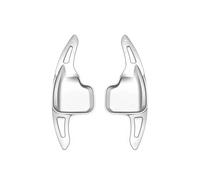 Paddle Cambio Compatibile con BMW per X1 per X2 Paddle del cambio per interni auto Paddle del volante estensibile(Silver)