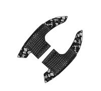 Paddle Cambio Compatibile con Ford per Mustang GT per EcoBoost V6 2015 2016 2017 2018 2019 2020 2021 2022 2023 Estensione del Cambio al Volante Dell'auto(Forged Pattern)