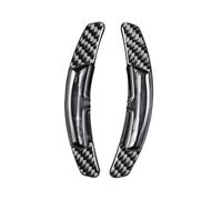 Paddle Cambio Compatibile con Porsche per Macan 2014-2021 per Cayenne 2015-2023 Car Styling Parti Interne Controllo Volante Pad Dle Estensione Cambio(Carbon Fiber Black)