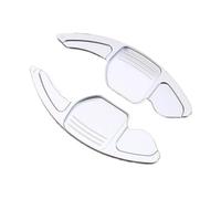 Paddle Cambio Volante Compatibile Con A3 A4L 2013-2016 Per A5 2012-2016 Per A6 2012-2018 2 Pezzi Lotto Di Paddle Cambio Volante Sportivo Per Auto(Silver)