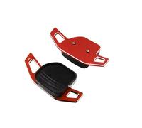 Paddle Cambio Volante Compatibile Con A3 Per 8P Per 8V Per A4 Per B8 Per A5 Volante Auto Paddle Volante Adesivi Di Estensione Parti Decorative Ingranaggi(Red)