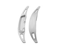 Paddle Cambio Volante Compatibile Con Clio V Per Captur II Per Arkana Intens R.S. Line 2020 2021 2022 2023 Auto Volante Paddle Shift Adesivi Di Estensione(Silver)