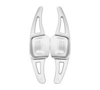 Paddle Cambio Volante Compatibile Con Tiguan Mk2 Per Variant Per Golf 7 Paddles Cambio Al Volante Dell'auto Accessori Per Estensione Gear Shifter(Silver)
