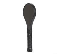 Paddle da allenamento con anima in legno per pickleball con viso in fibra di carbonio e ottimizzazione dei punti dolci per la crescita della tecnica (nero)
