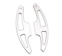 Paddle Del Cambio Auto Compatibile Con BMW Per E90 E92 E93 M3 M6 2009 2010 2011 2012 2013 Kit Volante Shift Paddle Comandi Sportivi Estensione Di Ricambio In Alluminio 2 Pezzi(Silver)