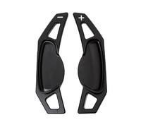 Paddle del Volante Auto Compatibile con Smart per Fortwo 541 2009-2017 per Forfour 543 2015-2017 Auto Volante Paddles Estensione Comandi Adesivi Estensioni delle Leve Cambio(Black)