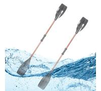 Paddle di Rimovibile Realizzato in Alluminio - 128/155cm Kayak Double Paddle | Paddle con Una Barca da Pesca in Gomma in Barca in Gamba | Timone telescopico con Foglia pp Leggermente Resistente