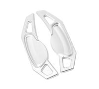 paddle shift volante Compatibile Con Smart Per Forfour 2015 2016 2017 Auto Volante Del Cambio Paddle Gear Paddles Extender Adesivi 2 Pz(Silver)