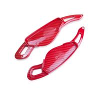Paddle Shifter Extension Compatibile Con Jaguar Per F-PACE Per F-TYPE Per XF Estensione Della Paletta Del Cambio Al Volante Dell'auto(Carbon red)