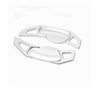 Paddle Volante Compatibile con Mercedes-Benz per Smart Fortwo 2009-2015 estensione della paletta del cambio al volante dell'auto interni auto(Silver)