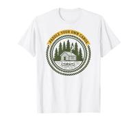 Paddle Your Own Canoa Retro Cabin Outdoor Maglietta