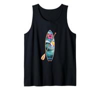 Paddleboard floreale murale Cool Paddleboarding Canotta