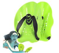 Paddles - Attrezzi da nuoto, attrezzo versatile per allenamento freestyle, potenziatori di propulsione della mano regolabili con cinghie robuste per allenamento di adulti e giovani, attrezzatura
