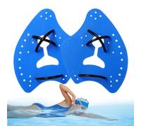 Paddles - Pinne da nuoto per adulti, guanti da nuoto in silicone, attrezzatura da allenamento per nuoto, pagaie con cinghie per immersioni ricreative, pratica di nuoto e correzione della postura