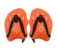 Paddles - Pinne da nuoto per allenamento sul grembo, con cinghie in silicone, ausili per il nuoto per adulti, unisex, per fitness, resistenza, , miglioramento