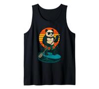 Paddling Panda con Occhiali da Sole Beach SUP Sea Paddleboarding Canotta